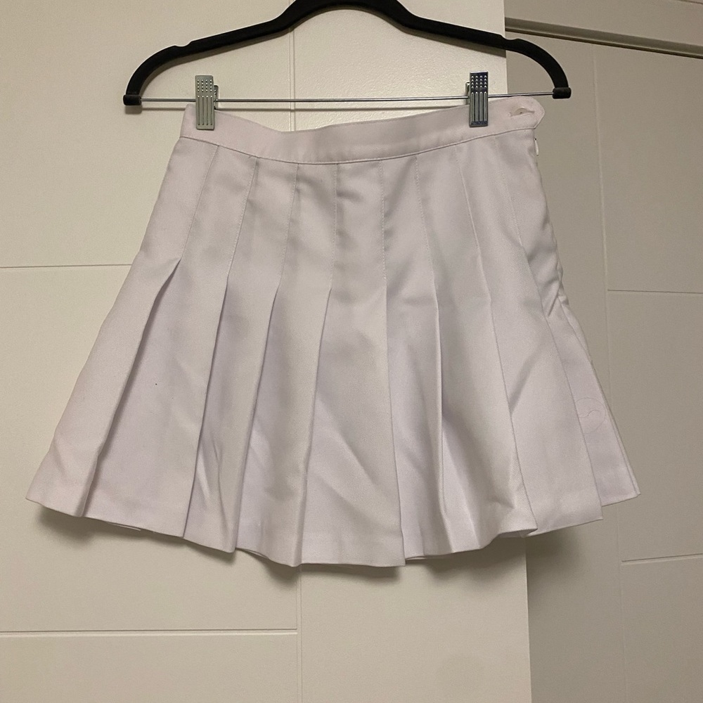 American Apparel White Mini Skirt